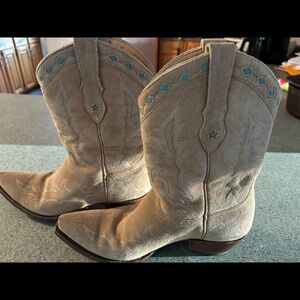 SALE! Old Gringo Leather Turquoise & Tan boots 9